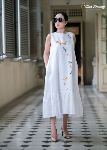  Ruffle dress - freesize 