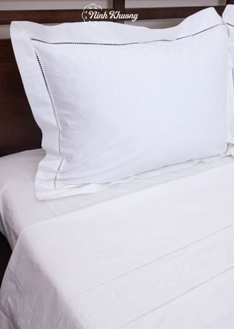  Bed Sheet - CIP 240*300 with lace trim 