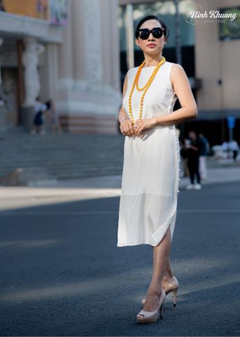  Đầm lụa tơ tằm 