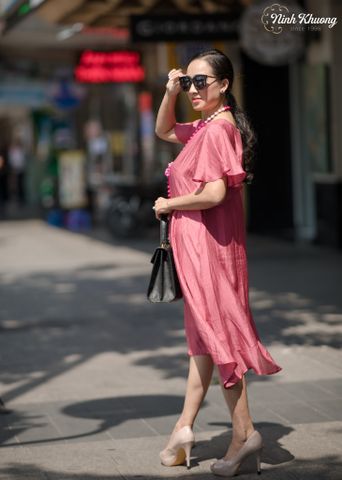  Đầm lụa tơ tằm 