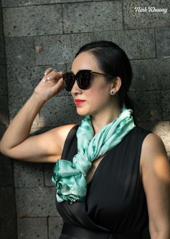  Khăn choàng lụa tơ tằm 