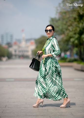  Đầm lụa tơ tằm 