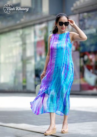  Đầm lụa tơ tằm 