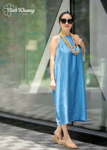  Đầm lụa tơ tằm 