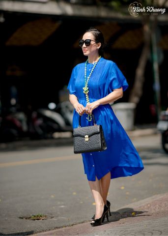  Đầm lụa tơ tằm 