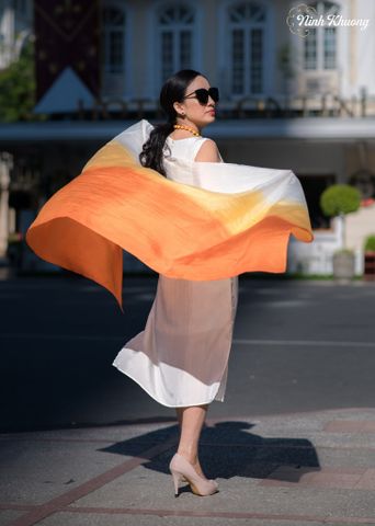  Khăn choàng lụa tơ tằm 