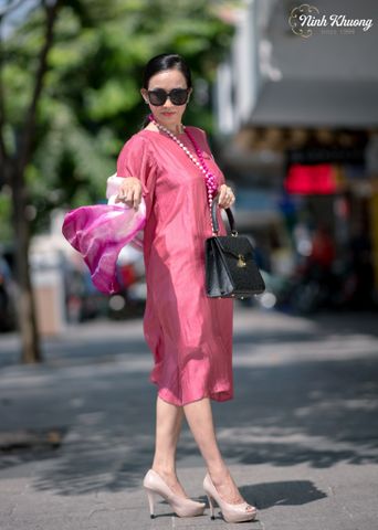  Đầm lụa tơ tằm 