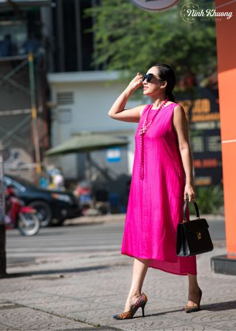  Đầm lụa tơ tằm 