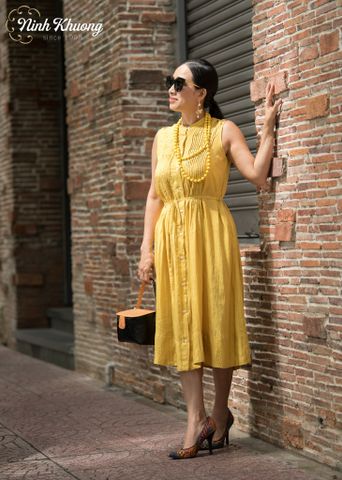  Đầm lụa tơ tằm 