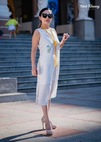  Đầm lụa tơ tằm 