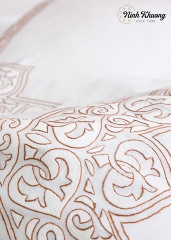  Bed Sheet - CIP 240*300 - lilac mosaic pattern 