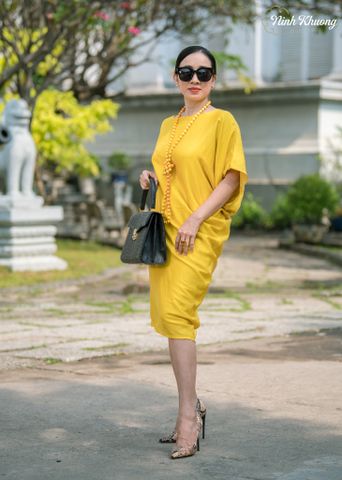  Đầm lụa tơ tằm 