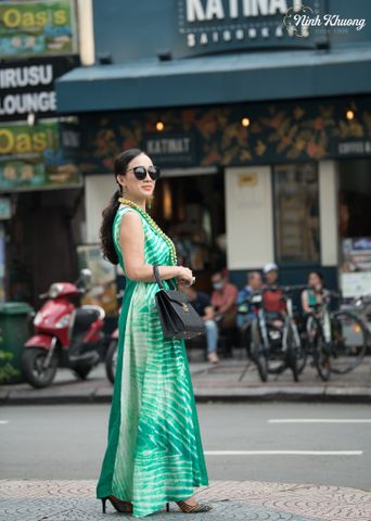  Đầm lụa tơ tằm 