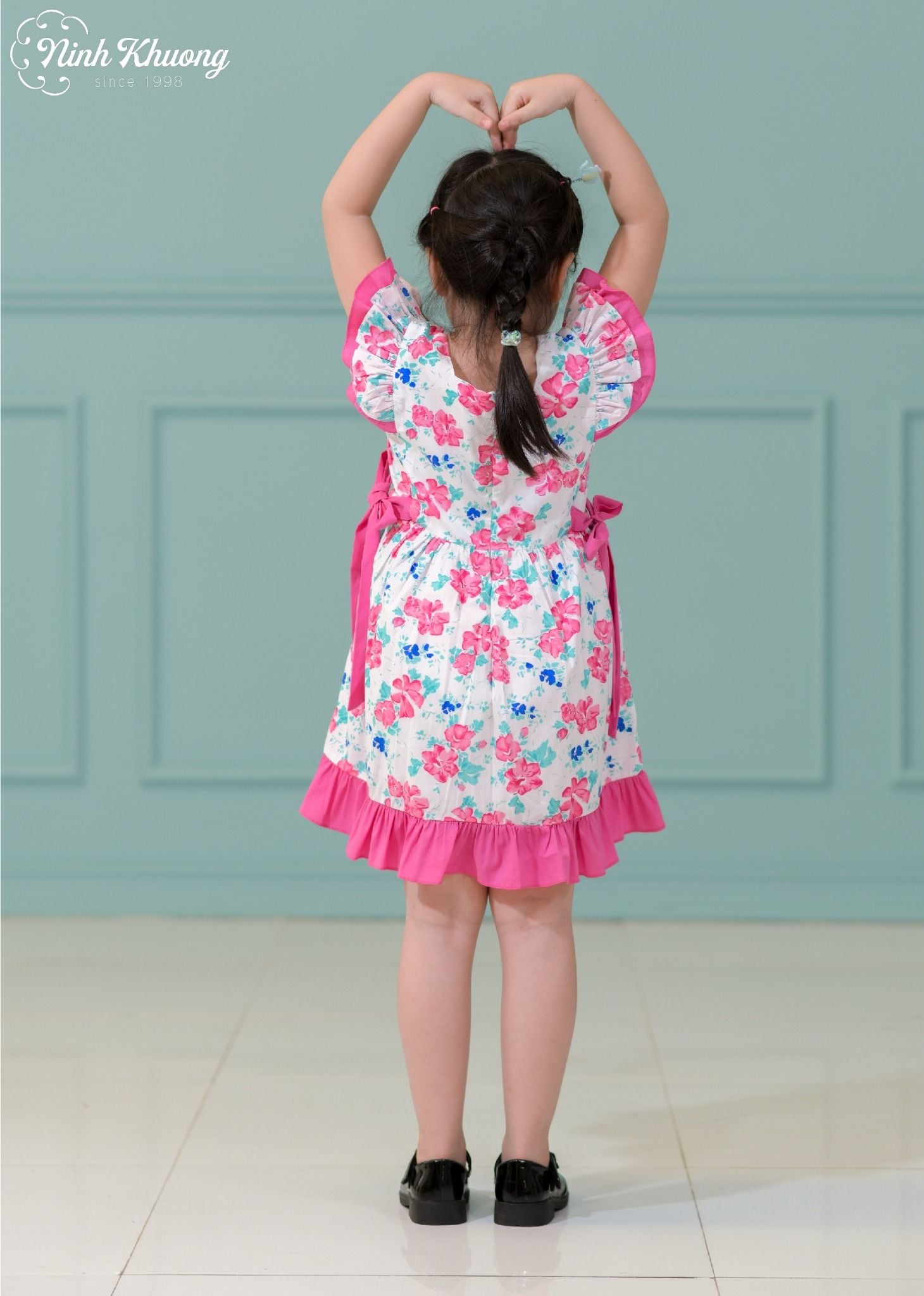  Đầm cánh tiên bèo lai 