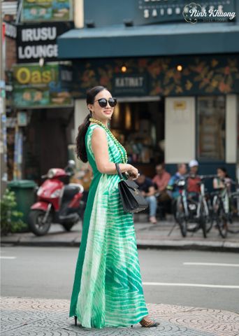  Đầm lụa tơ tằm 