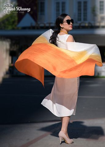  Khăn choàng lụa tơ tằm 