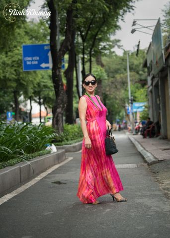  Đầm lụa tơ tằm 