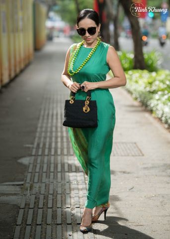  Đầm lụa tơ tằm 