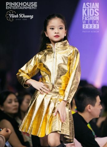  Jacket + Pleated Skirt (Yellow) | Ninh Khương - AKFW 2023 