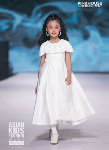  Flared Party Dress with Shoulder Coverage - La Vie En Rose 