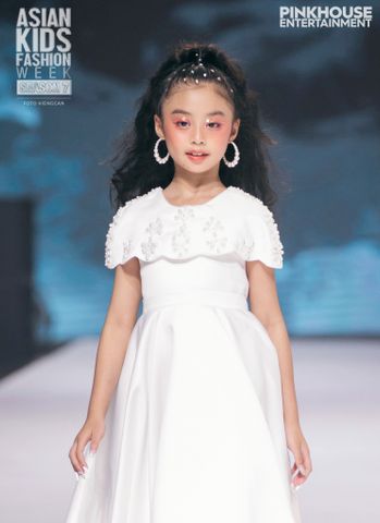  Flared Party Dress with Shoulder Coverage - La Vie En Rose 