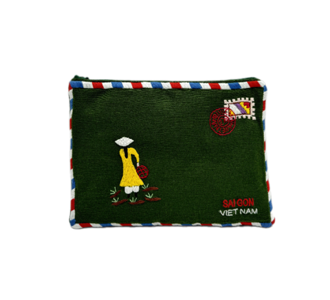  Túi Phong Bì Cảnh Việt Nam Thêu Tay (Size Lớn, Nhiều Màu, Nhiều Hình Thêu) 