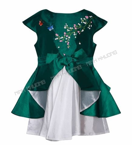  Taffeta pleated skirt dress 