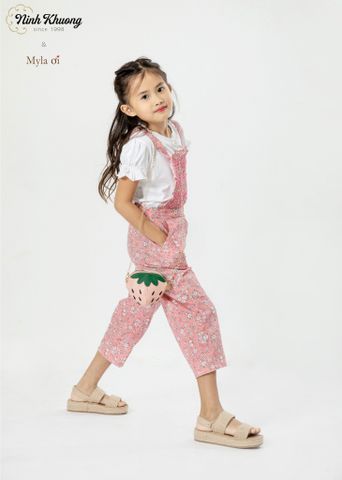  Liền quần smock yếm dây 