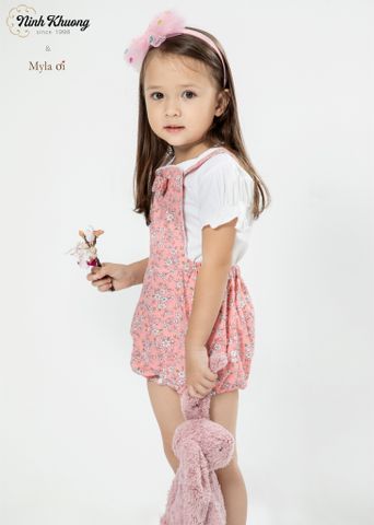  Liền quần yếm dây 