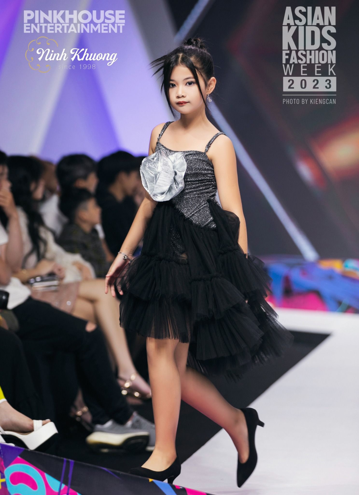  Đầm 2 dây tùng xòe (đen) | Ninh Khương - AKFW 2023 