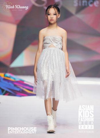  Đầm cúp ngực lưới xòe - 6Y(78-62-56) | BST Mirror 