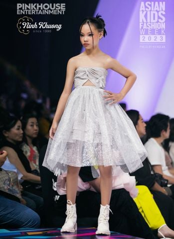  Đầm cúp ngực lưới xòe - 6Y(78-62-56) | BST Mirror 