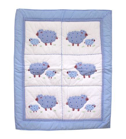  Mền hình cừu xanh blue 