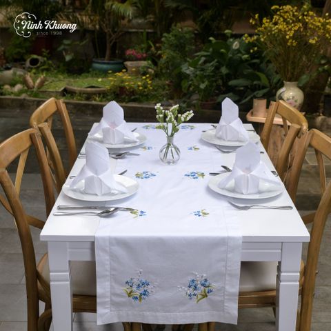  Long tray with lilies of the valley 