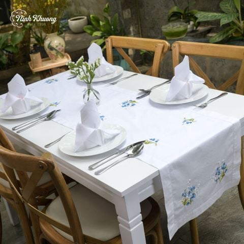  Long tray with lilies of the valley 