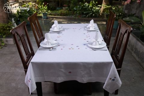  Table Cloth - 8K175x250 - Multicolored Metallic Beetle 