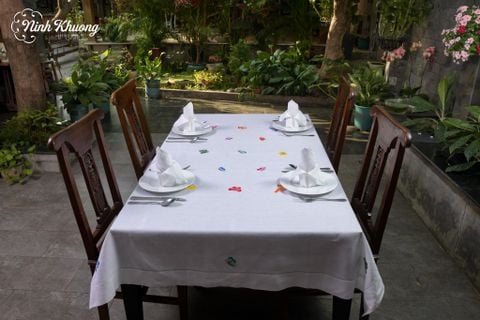  Table Cloth - 8K175x250 - Multicolored Metallic Butterfly 