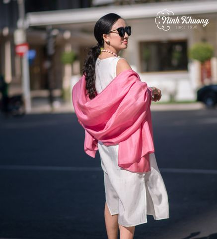  Khăn choàng lụa tơ tằm 