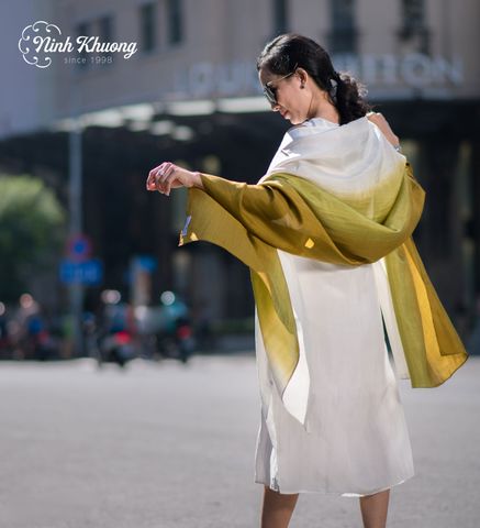  Khăn choàng lụa tơ tằm 