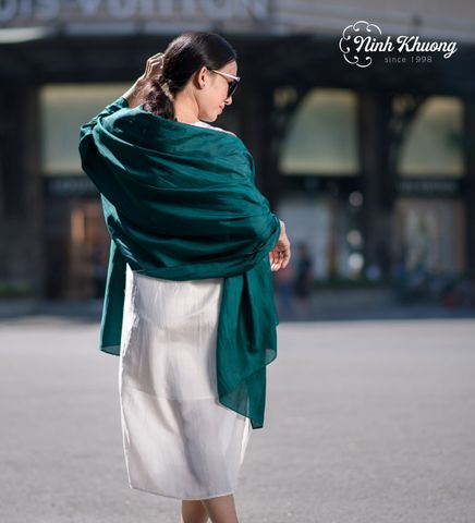  Khăn choàng lụa tơ tằm 