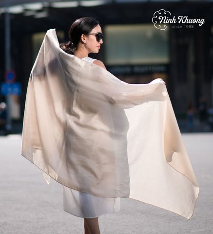  Khăn choàng lụa tơ tằm 
