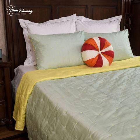  Mền lụa 220x240 + 2 gối 50x70 