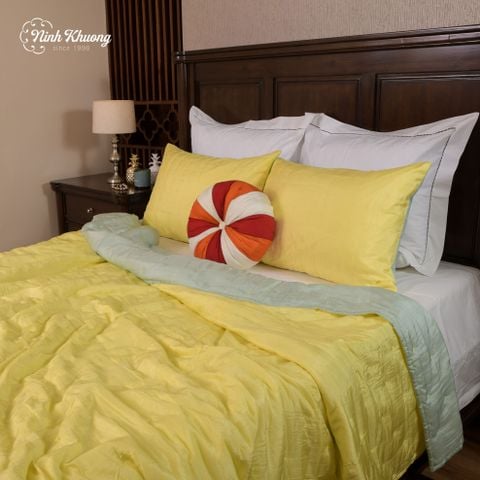  Mền lụa 220x240 + 2 gối 50x70 