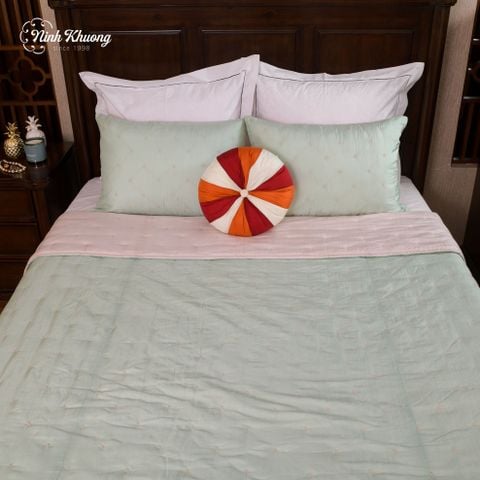  Mền lụa 220x240 + 2 gối 50x70 