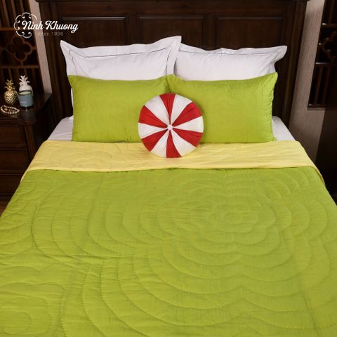  Mền lụa 220x240 + 2 gối 50x70 