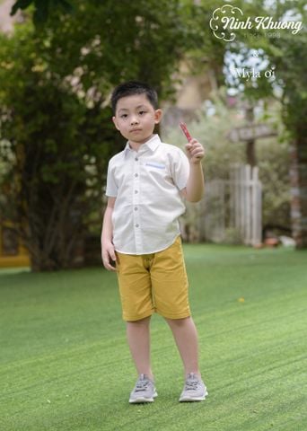  Quần short kaki -bé trai 