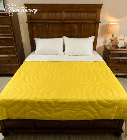  Silk blanket with wood grain pattern, 220x240cm 