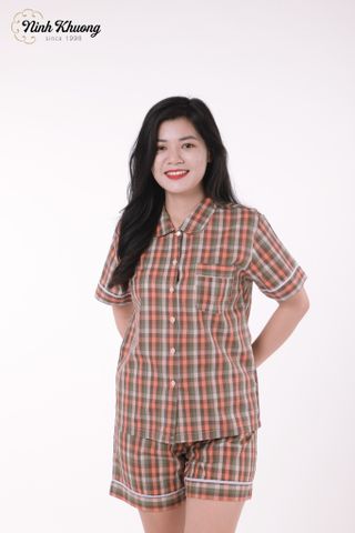  Bộ daltol nữ tay ngắn quần ngắn (Caro) 