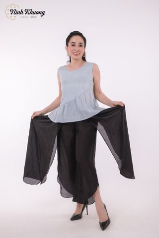  Quần lụa xẻ ống | Hàng đặt riêng 