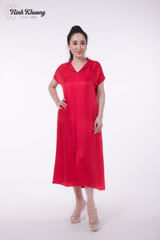  Đầm lụa cổ dalton | Hàng đặt riêng 